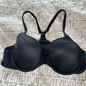 𝅺VICTORIA'S Secret body by Victoria bra 36C Racerback Front Close Black